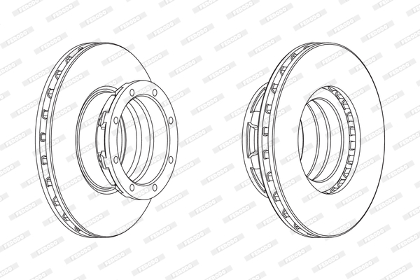 Ferodo Remschijven FCR188A