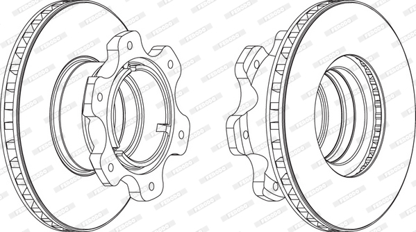 Remschijven Ferodo FCR208A