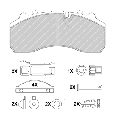 Ferodo Remblokset FCV1598B