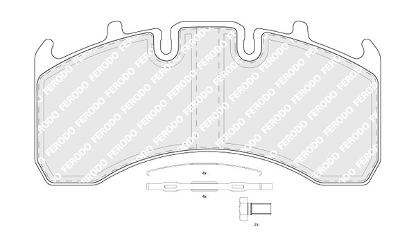 Ferodo Remblokset FCV1624B