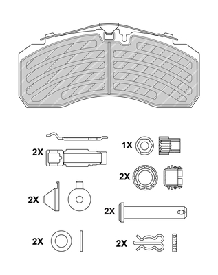 Ferodo Remblokset FCV4345PTS