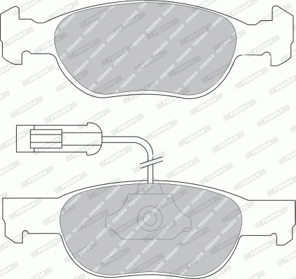 Ferodo Remblokset FDB1040B