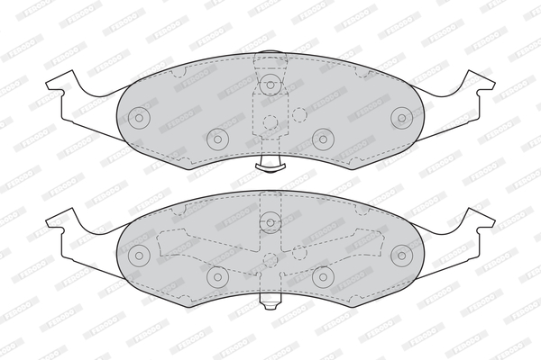 Remblokset Ferodo FDB1097