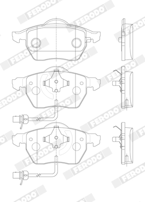 Ferodo Remblokset FDB1717