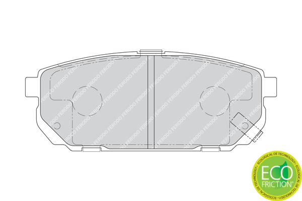 Ferodo Remblokset FDB1736