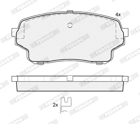 Ferodo Remblokset FDB4077