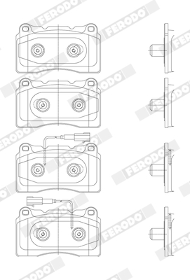 Ferodo Remblokset FDB4307