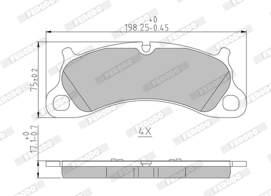 Ferodo Remblokset FDB4664