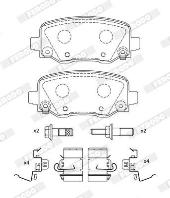 Ferodo Remblokset FDB4883