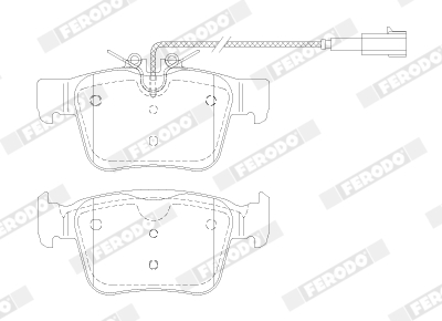 Ferodo Remblokset FDB5128