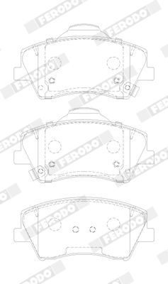 Ferodo Remblokset FDB5205