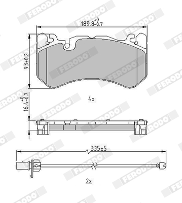 Ferodo Remblokset FDB5233