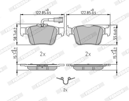 Ferodo Remblokset FDB5242