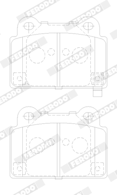Ferodo Remblokset FDB5266