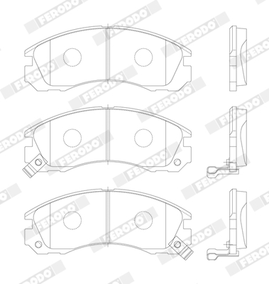 Ferodo Remblokset FDB765