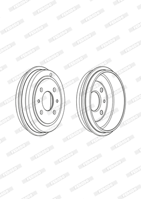 Ferodo Remtrommel FDR329005