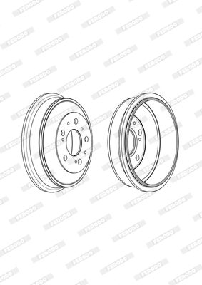Ferodo Remtrommel FDR329011