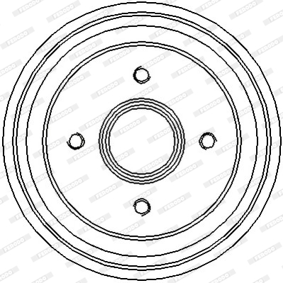 Ferodo Remtrommel FDR329106