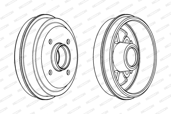 Ferodo Remtrommel FDR329158