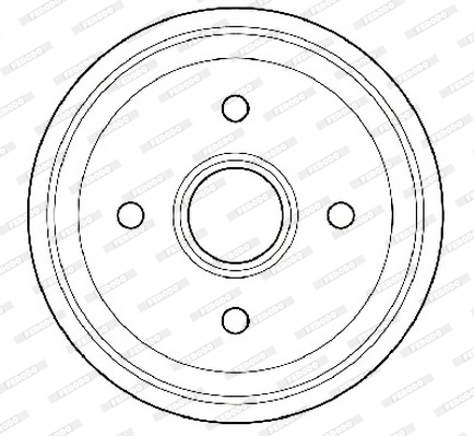 Ferodo Remtrommel FDR329158