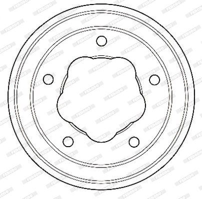 Ferodo Remtrommel FDR329187