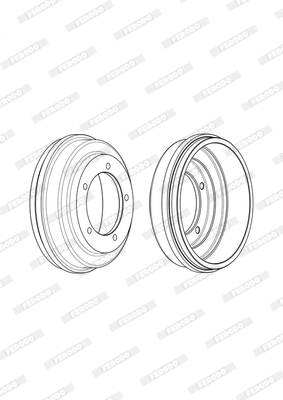 Ferodo Remtrommel FDR329192