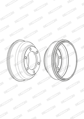 Ferodo Remtrommel FDR329193