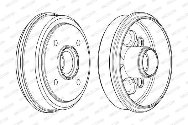 Ferodo Remtrommel FDR329246