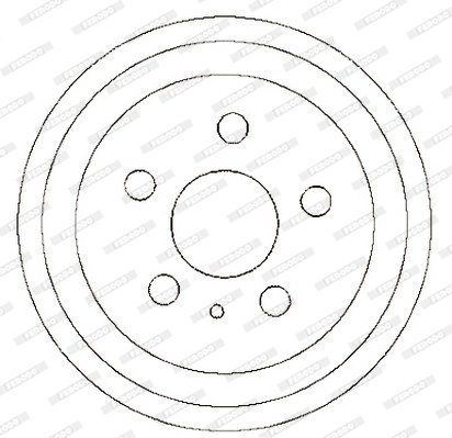 Ferodo Remtrommel FDR329248