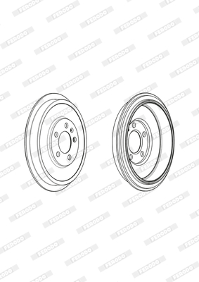 Ferodo Remtrommel FDR329250