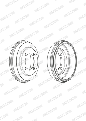 Ferodo Remtrommel FDR329275