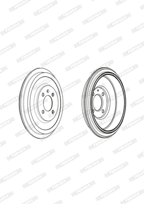 Ferodo Remtrommel FDR329313