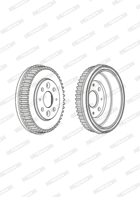 Ferodo Remtrommel FDR329336