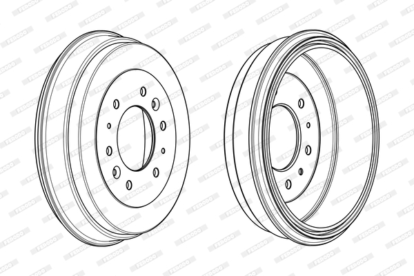 Ferodo Remtrommel FDR329345
