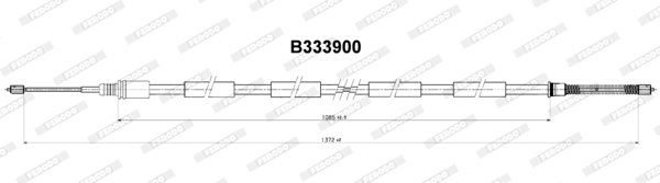 Ferodo Handremkabel FHB431128