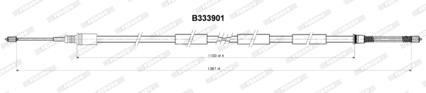 Ferodo Handremkabel FHB431129