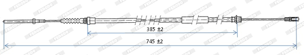 Ferodo Handremkabel FHB431240