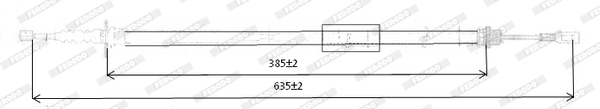 Ferodo Handremkabel FHB431241