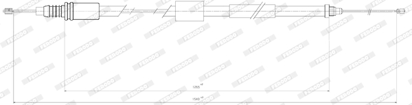 Ferodo Handremkabel FHB431291