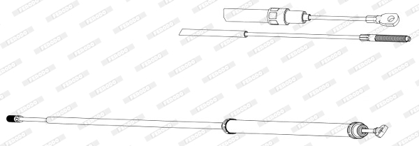 Ferodo Handremkabel FHB432013