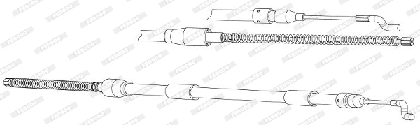 Ferodo Handremkabel FHB432052