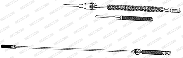 Ferodo Handremkabel FHB432121