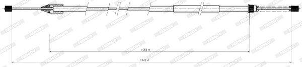 Ferodo Handremkabel FHB432422