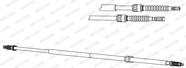 Handremkabel Ferodo FHB432634