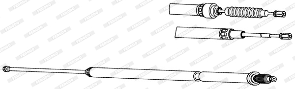 Ferodo Handremkabel FHB432729