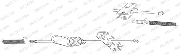 Ferodo Handremkabel FHB432800