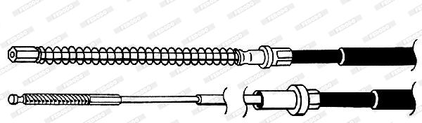 Ferodo Handremkabel FHB432834