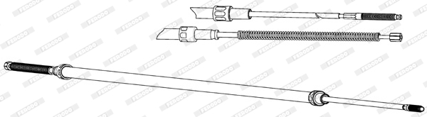 Ferodo Handremkabel FHB432841