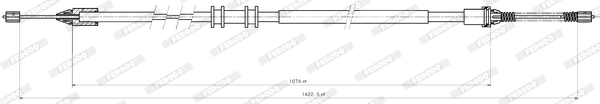 Ferodo Handremkabel FHB432857