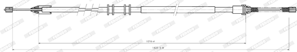 Ferodo Handremkabel FHB432858